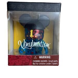 Disney Parks Vinylmation 2012 Series Blue Mickey Mouse Created By Disney Artists